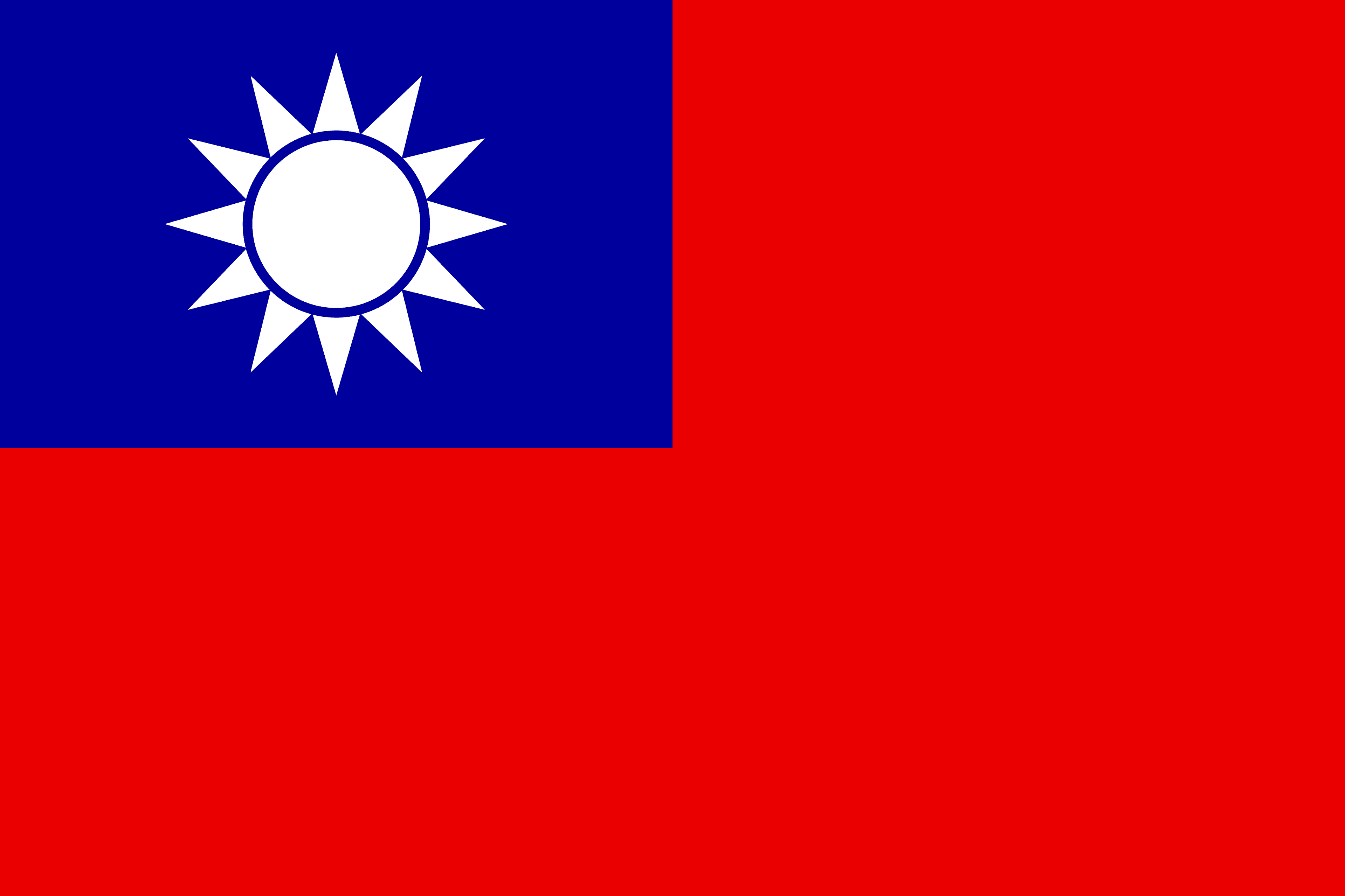 Flagge von Taiwan