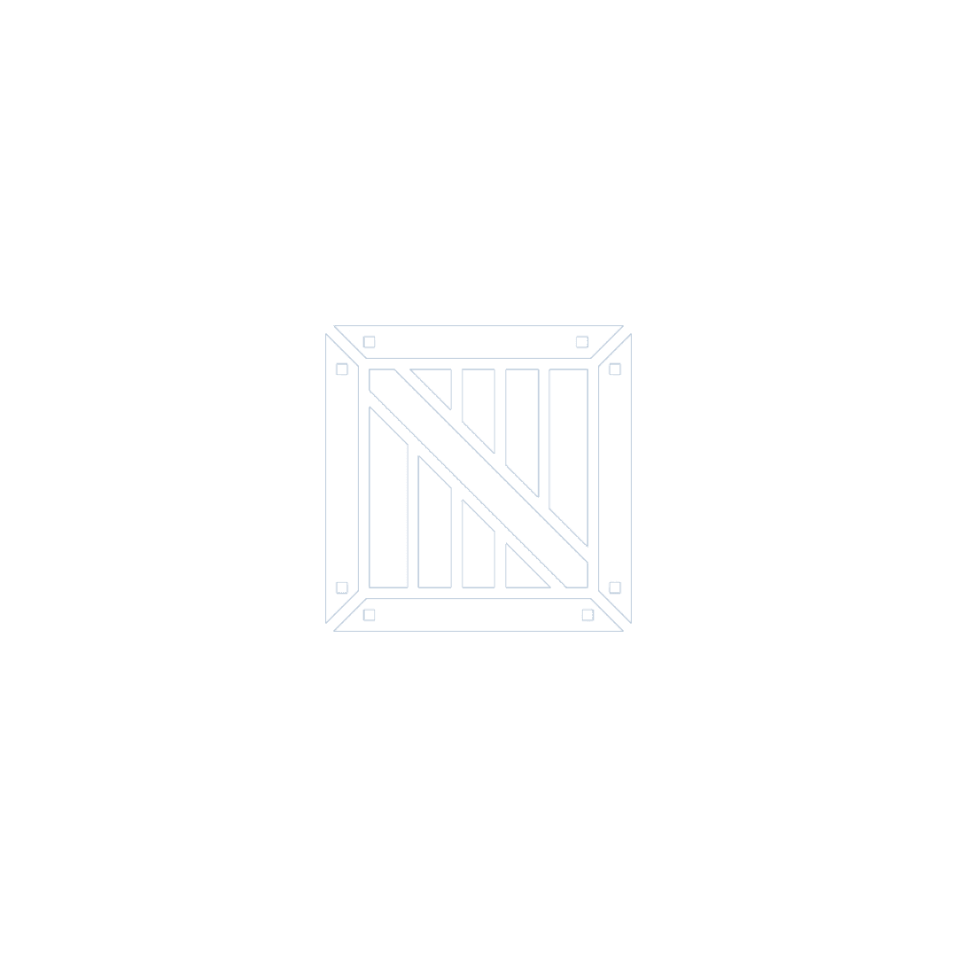Icon einer Lagerbox – Symbol für kleine Lagerfläche mit 7 bis 9 Quadratmetern.