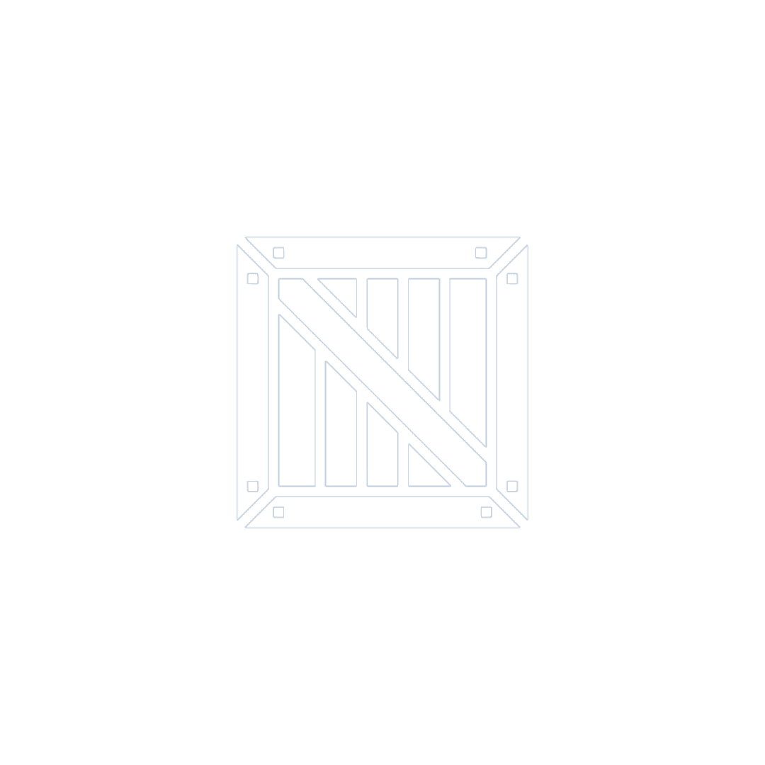 Icon einer Lagerbox – Symbol für mittlere Lagerfläche mit 10 bis 12 Quadratmetern.