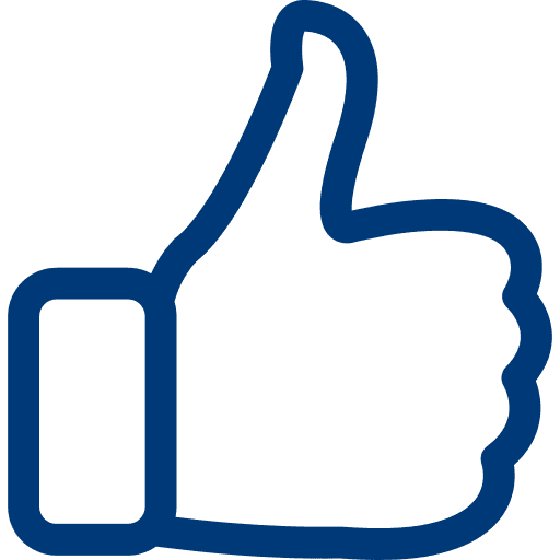 Thumbs up icon – Organizing move yourself: flexible but time-consuming