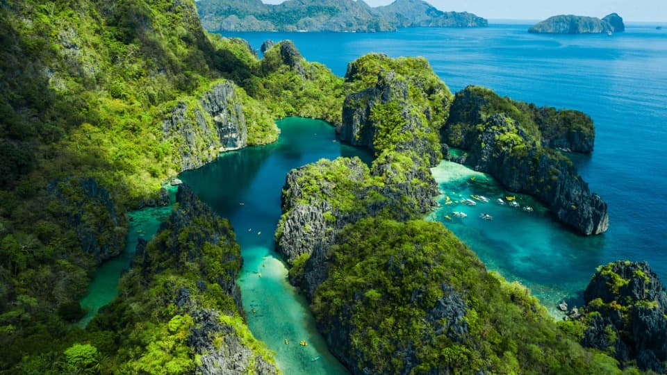 Landschaft auf den Philippinen
