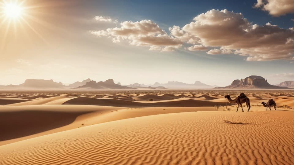 Wüste in Saudi-Arabien
