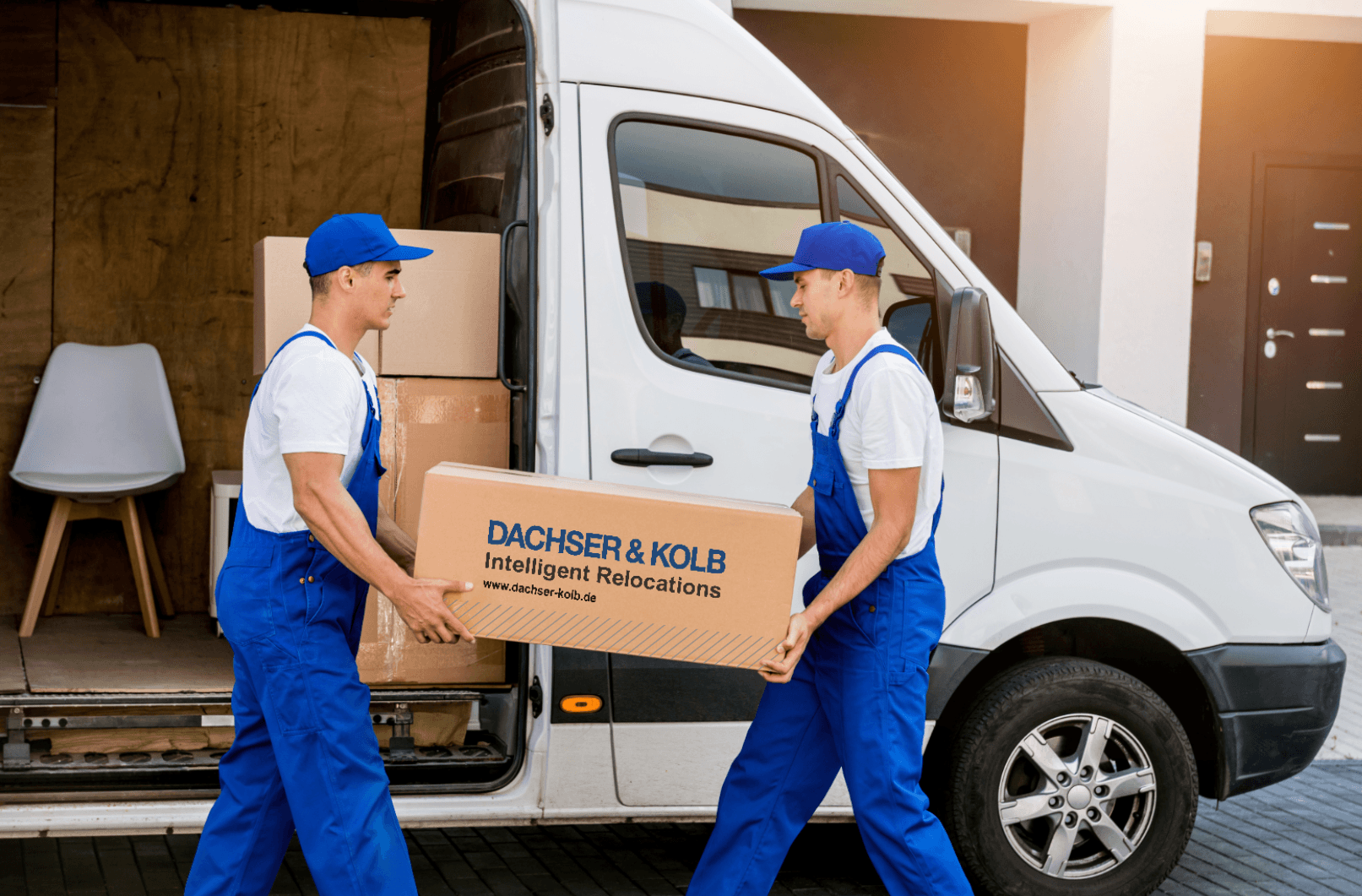 Comparison: professional moving company offers protection, while DIY move requires more personal effort and responsibility.