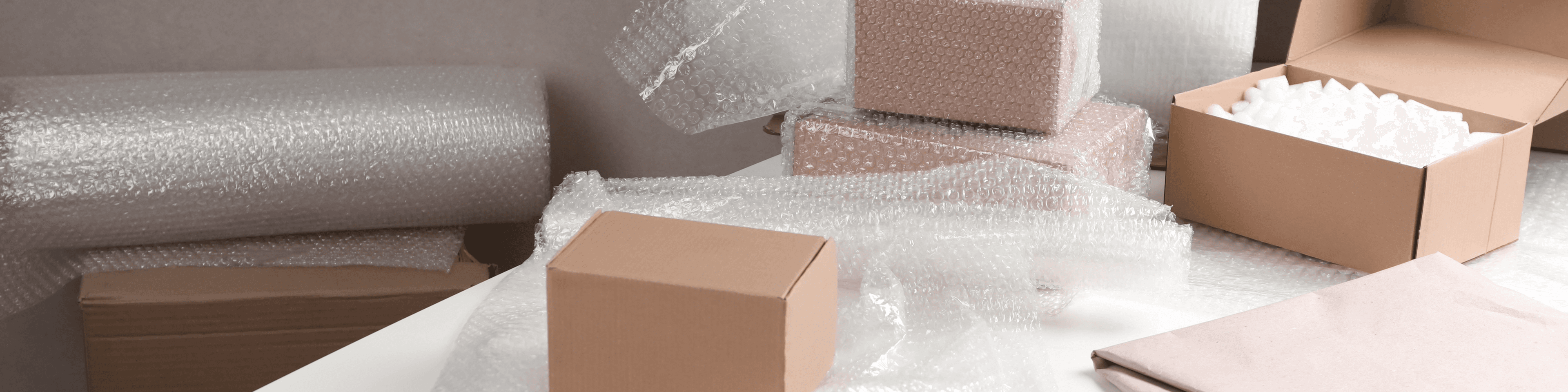 Verpackungsmaterial beim Umzug