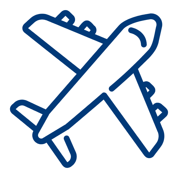 Flugzeug-Icon - Flugreise