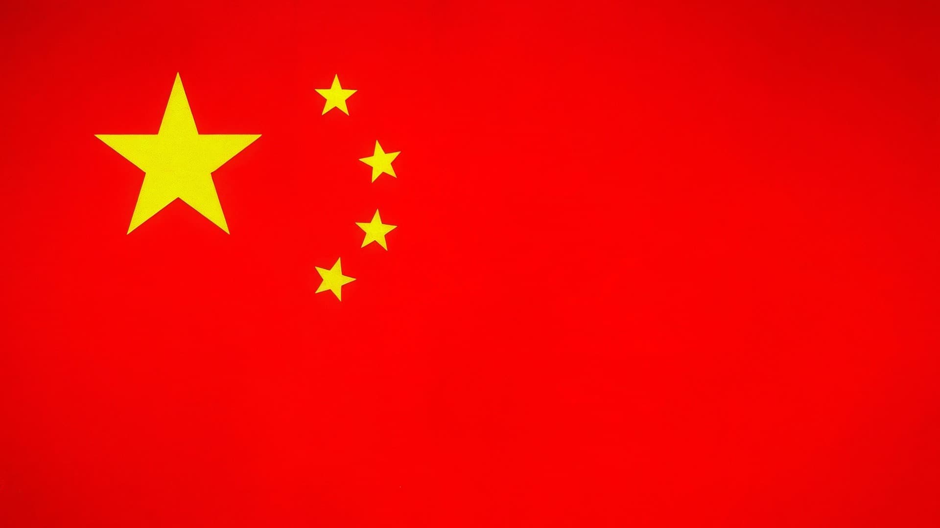 Chinese flag as a symbol of visa and moving to China